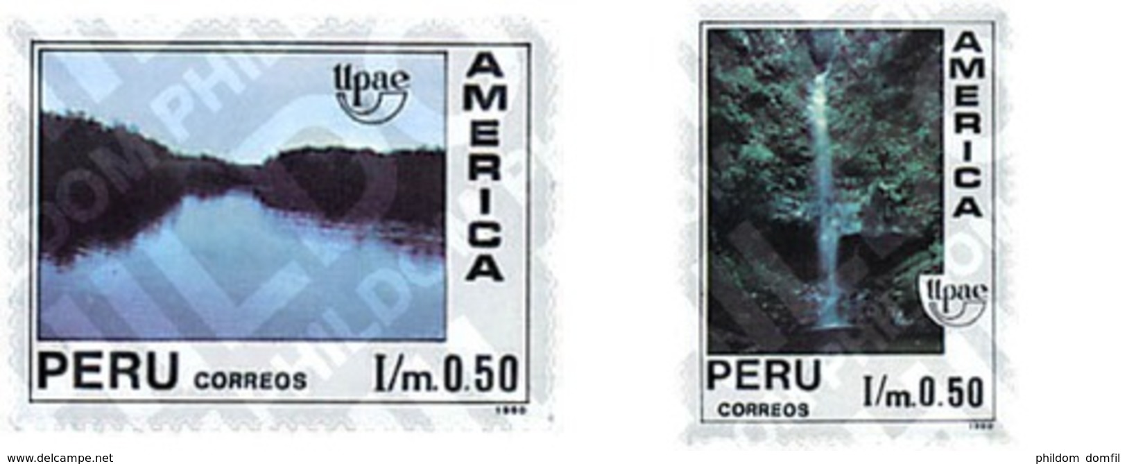 Ref. 30989 * MNH * - PERU. 1991. AMERICA UPAEP. THE NATURAL ENVIRONMENTTHAT DISCOVERERS SAW . AMERICA-UPAEP 1990 -  EL M - Perú