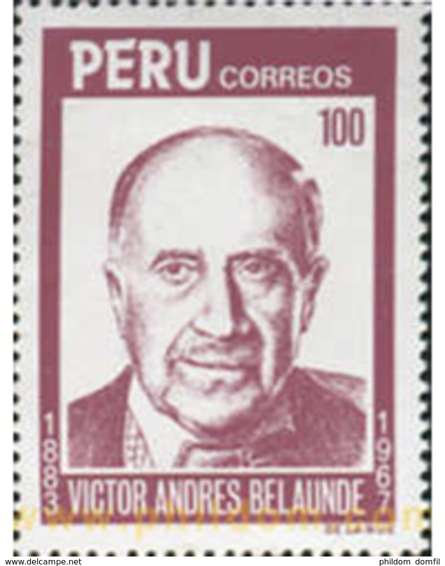 Ref. 351360 * MNH * - PERU. 1984. FAMOUS PEOPLE . PERSONAJE - Perú