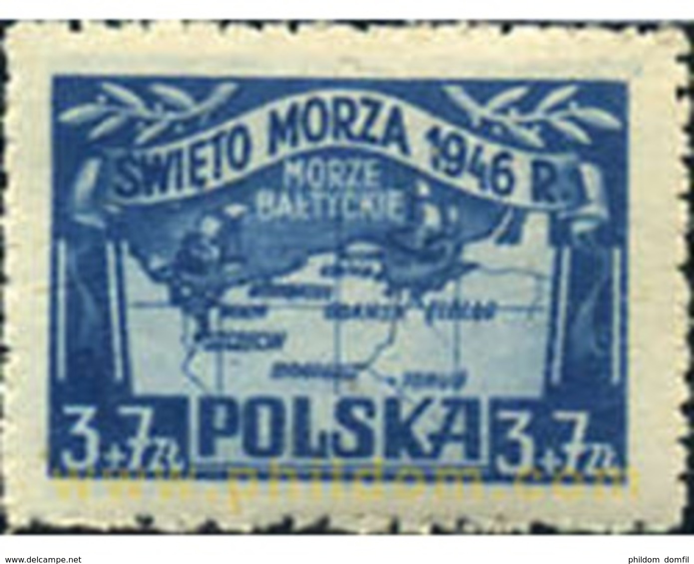 Ref. 165648 * MNH * - POLAND. 1946. NAVY DAY . DIA DE LA MARINA - Neufs