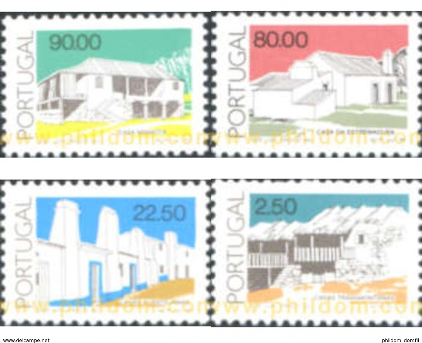 Ref. 140798 * MNH * - PORTUGAL. 1986. POPULAR ARCHITECTURE . ARQUITECTURA POPULAR - Other & Unclassified