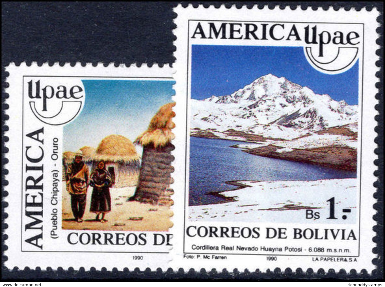 Bolivia 1990 UPAE. America Unmounted Mint. - Bolivia