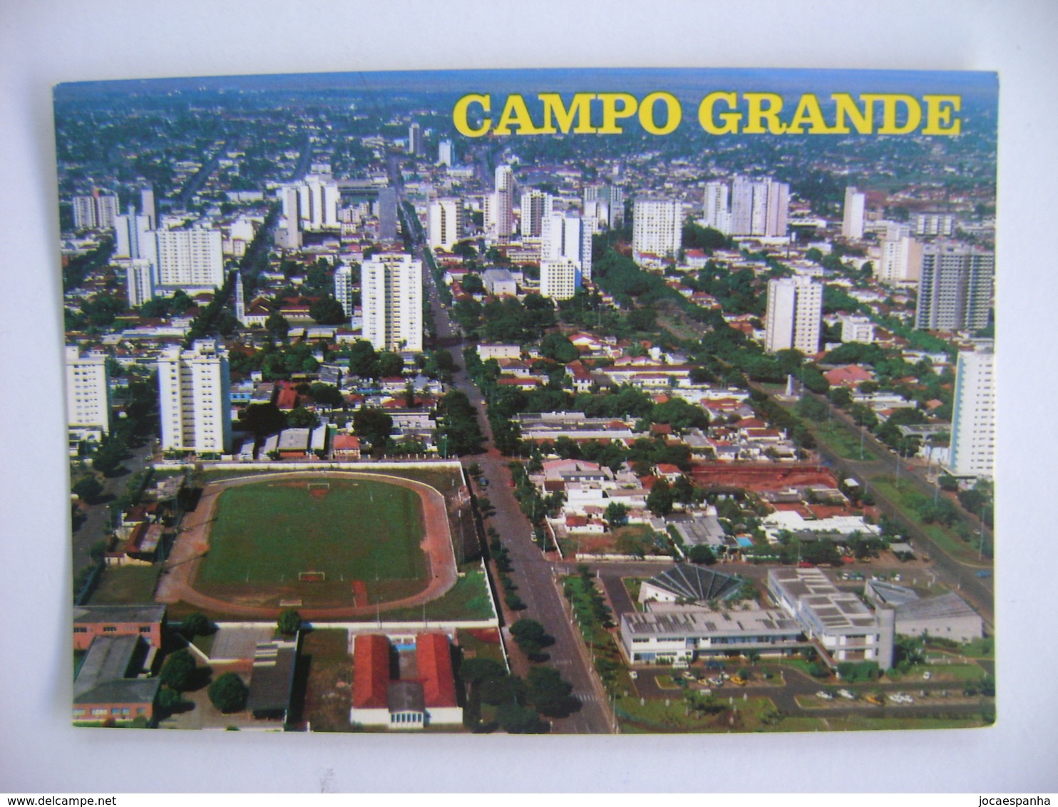 BRAZIL - CAMPO GRANDE, STADIO / STADIUM POSTCARD, SOCCER, FOOTBALL, IN 197? IN THE STATE - Fussball