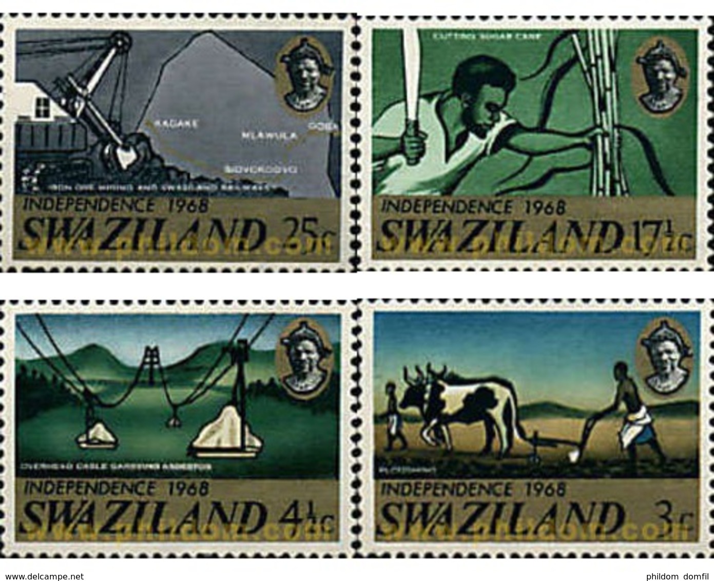 Ref. 60410 * MNH * - SWAZILAND. 1968. INDEPENDENCE . INDEPENDENCIA - Swaziland (1968-...)