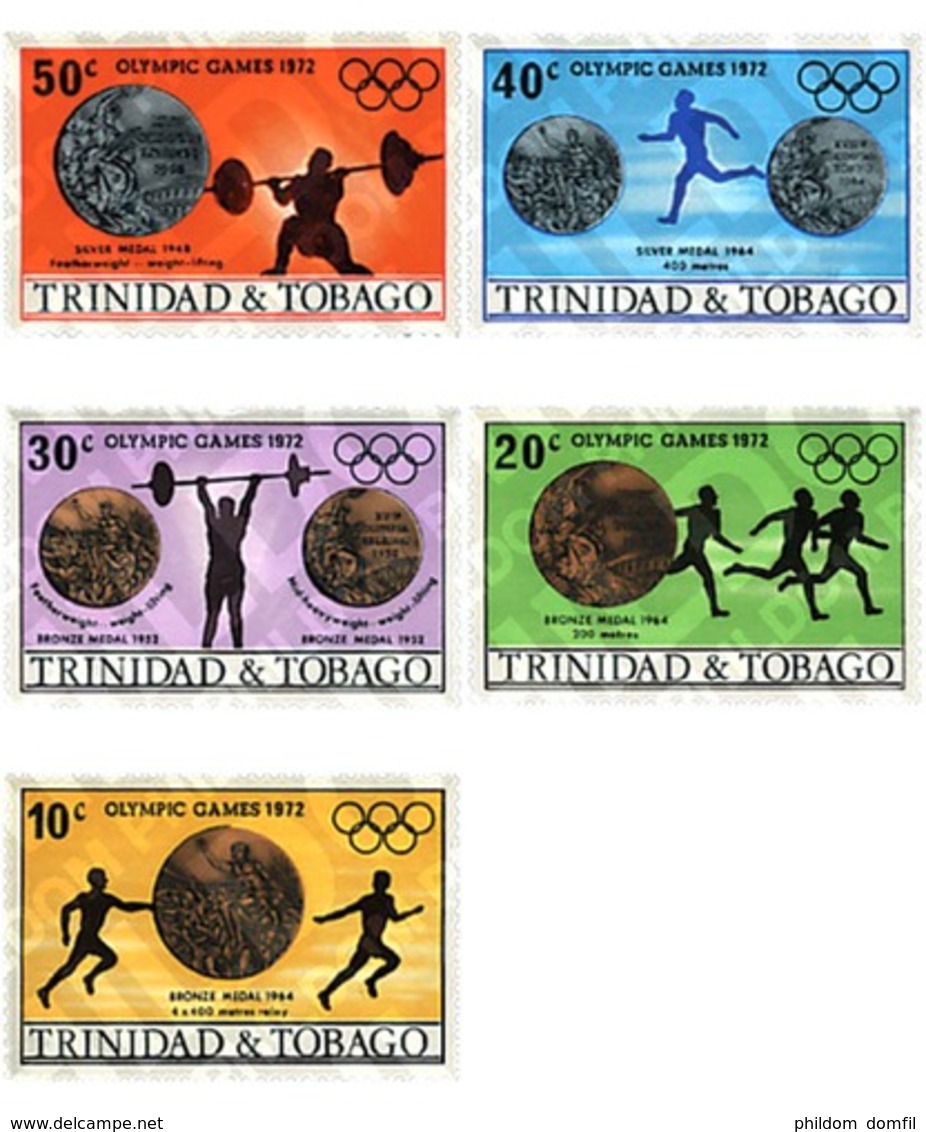 Ref. 40096 * MNH * - TRINIDAD AND TOBAGO. 1972. GAMES OF THE XX OLYMPIAD. MUNICH 1972 . 20 JUEGOS OLIMPICOS VERANO MUNIC - Trinidad & Tobago (1962-...)