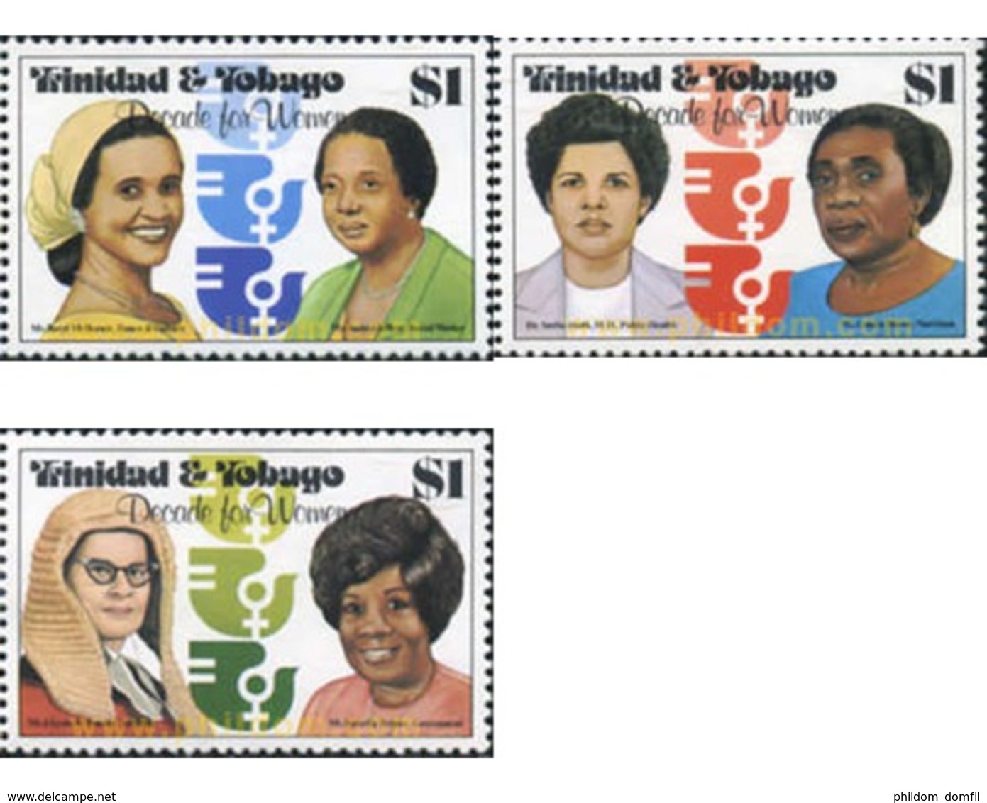 Ref. 366022 * MNH * - TRINIDAD AND TOBAGO. 1980. DERECHOS DE LA MUJER - Trinidad & Tobago (1962-...)