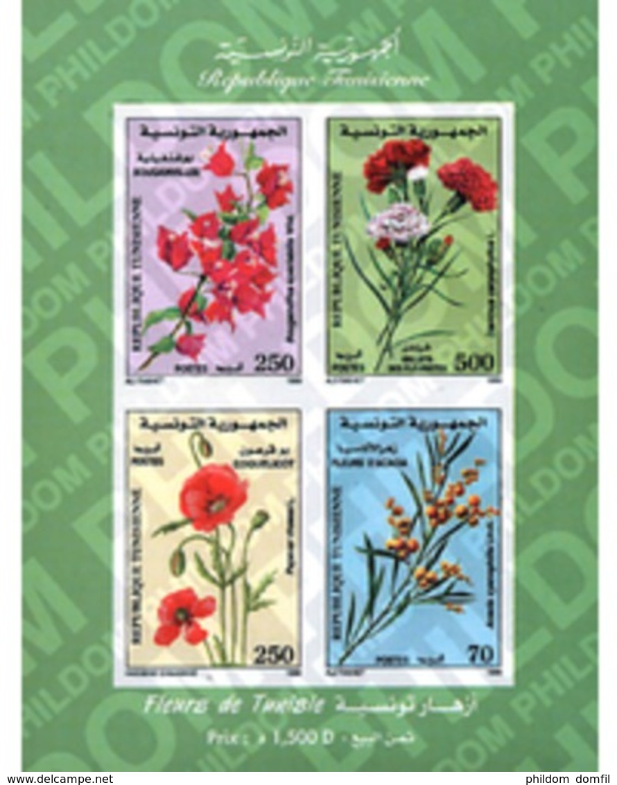 Ref. 96132 * MNH * - TUNISIA. 1999. FLOWERS . FLORES - Tunisie (1956-...)