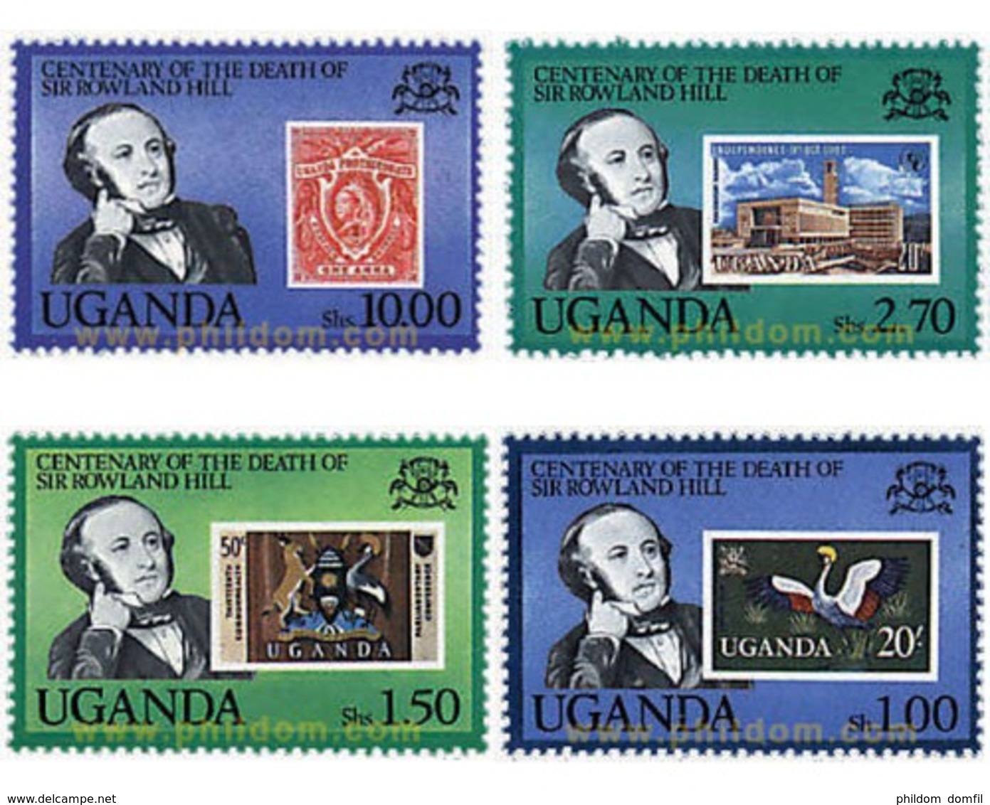 Ref. 37056 * MNH * - UGANDA. 1979. CENTENARY OF ROWLAND HILL'S DEATH . CENTENARIO DE LA MUERTE DE ROWLAND HILL - Altri & Non Classificati