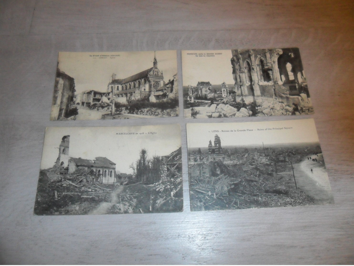 Beau Lot De 50 Cartes Postales De France  Ruines  Guerre       Mooi Lot Van 50 Postkaarten Van Frankrijk Ruinen  Oorlog - 5 - 99 Cartes