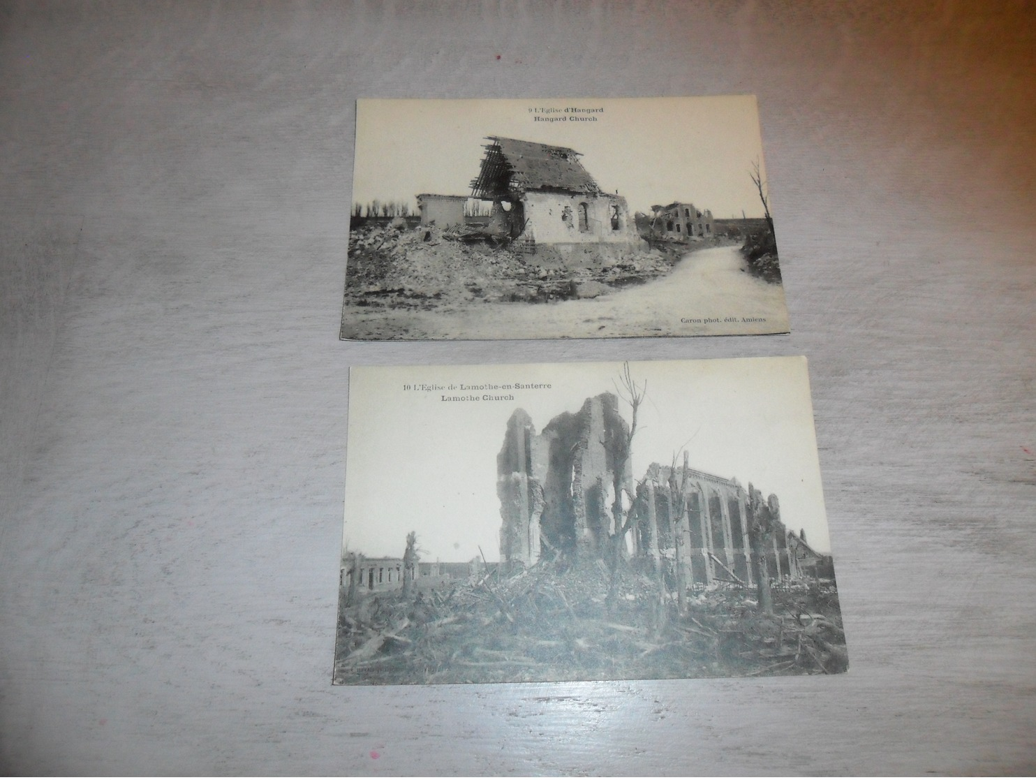 Beau lot de 50 cartes postales de France  ruines  guerre       Mooi lot van 50 postkaarten van Frankrijk ruinen  oorlog