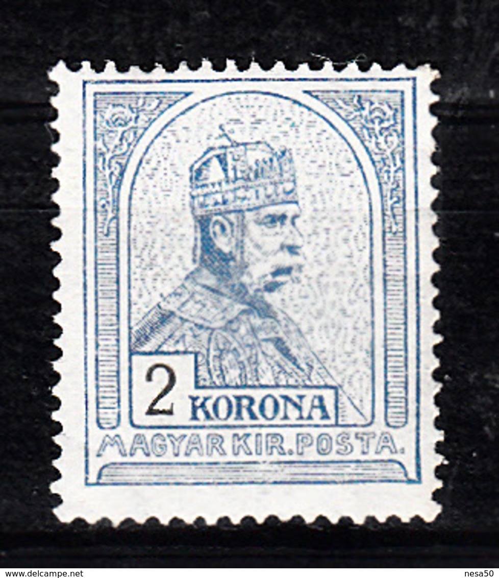 Hongarije 1900 Mi Nr  68 A Koning Franz Josef, Met Plakker - Unused Stamps