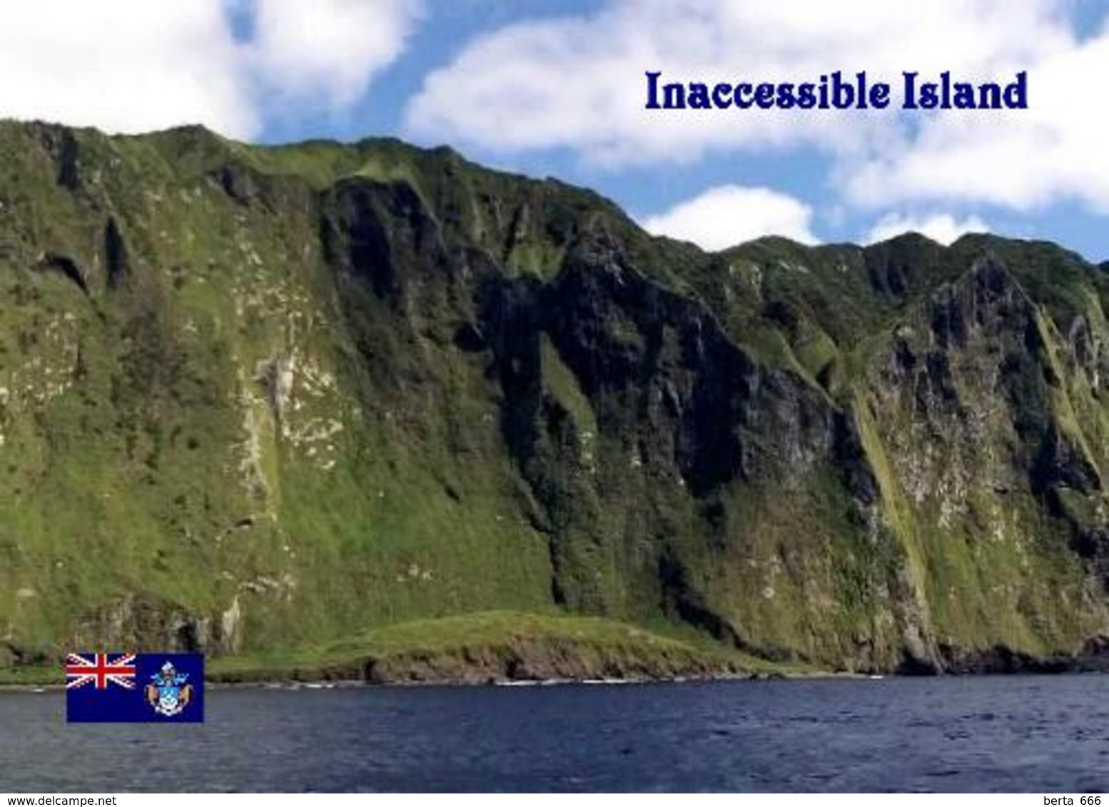 Tristan Da Cunha Inaccessible Island View UNESCO New Postcard - Welt