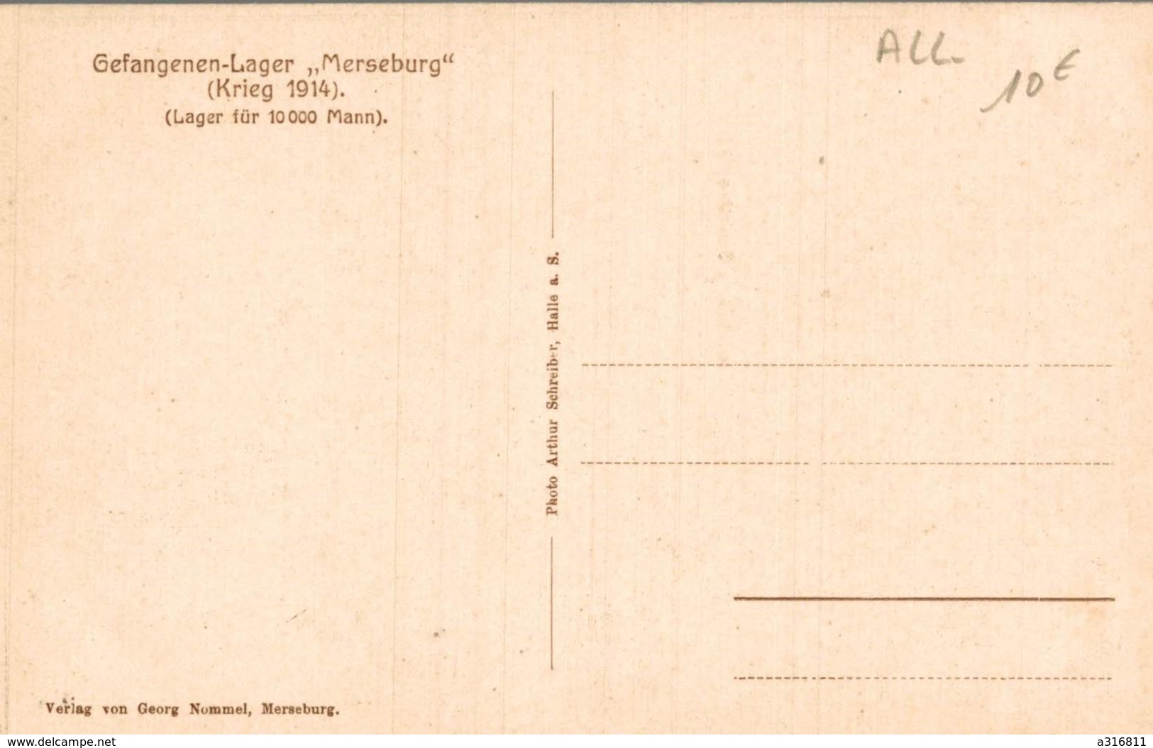 MERSEBURG - Gefangenen Lager ( Krieg 1914 ) Multivues - Merseburg