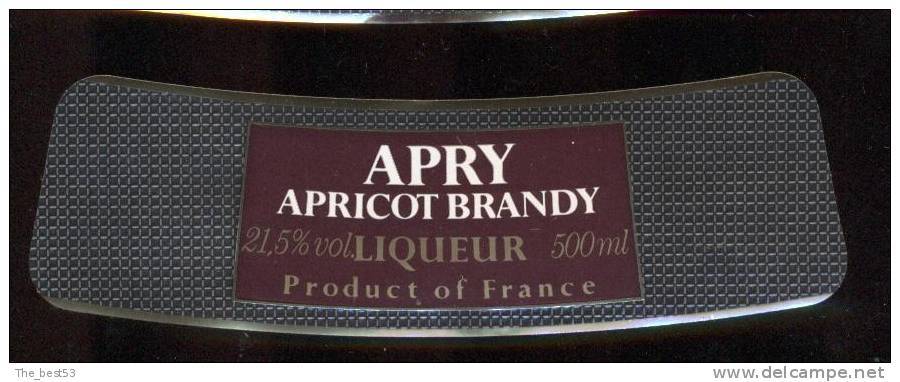 Etiquette De Brandy à L'Abricot - Autres & Non Classés