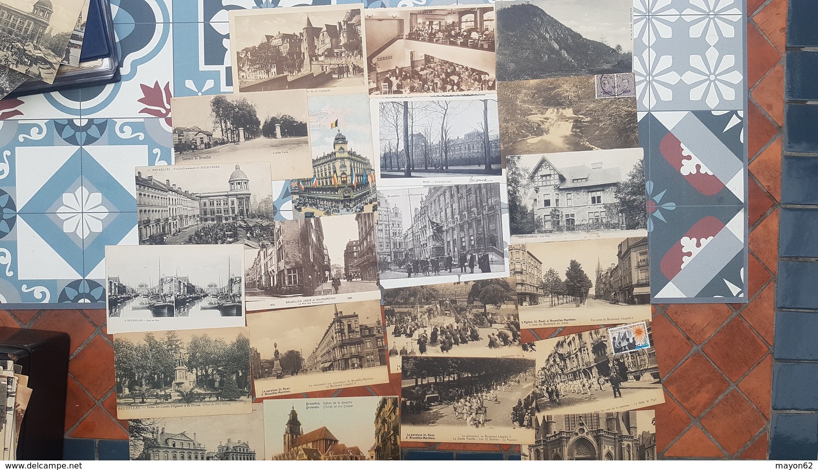 Lot de + de 450 cartes postales de Belgique Lot van 450 postkaarten van België - cpa precurseurs