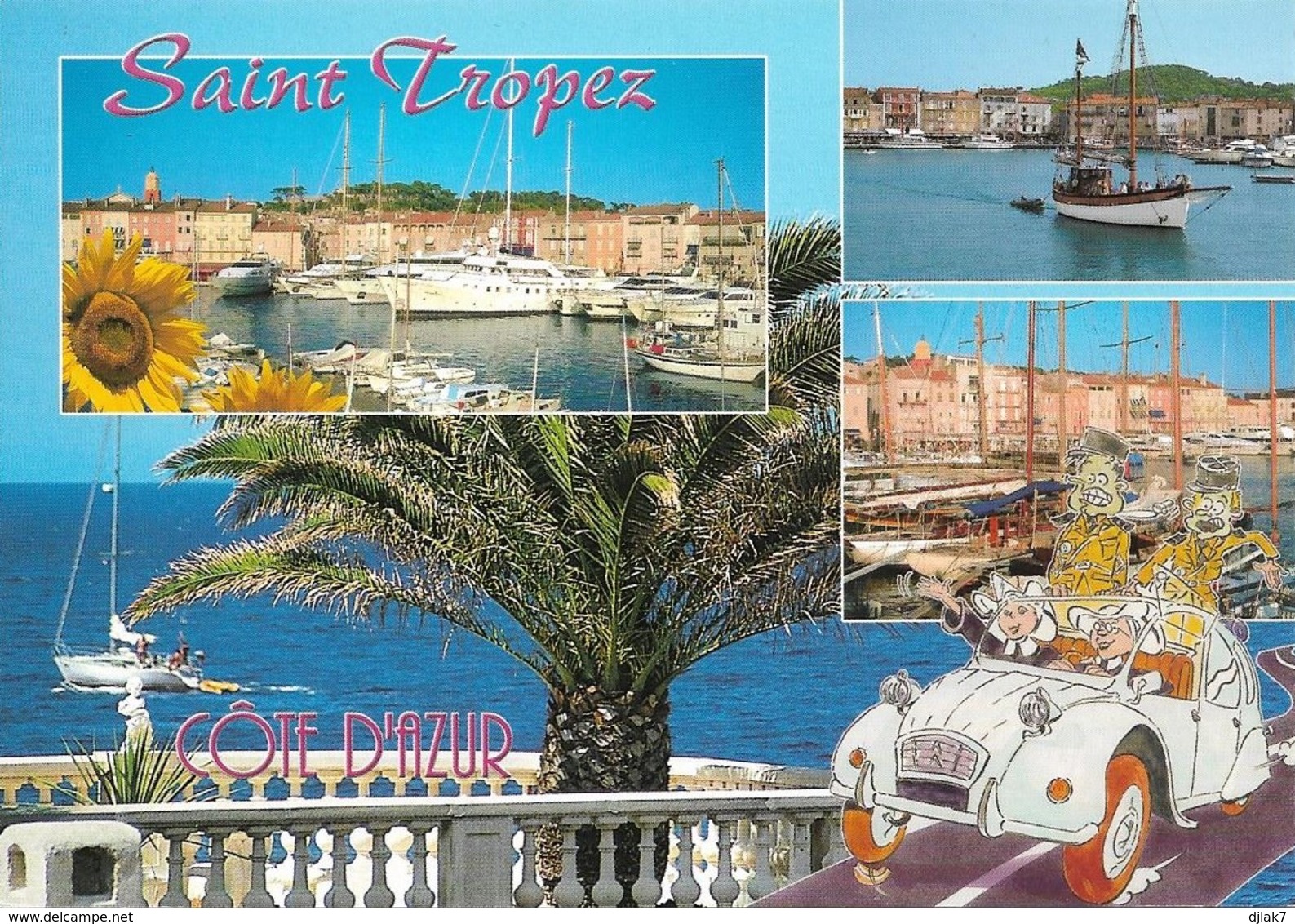 83 Saint Tropez Divers Aspects (2 Scans) - Saint-Tropez