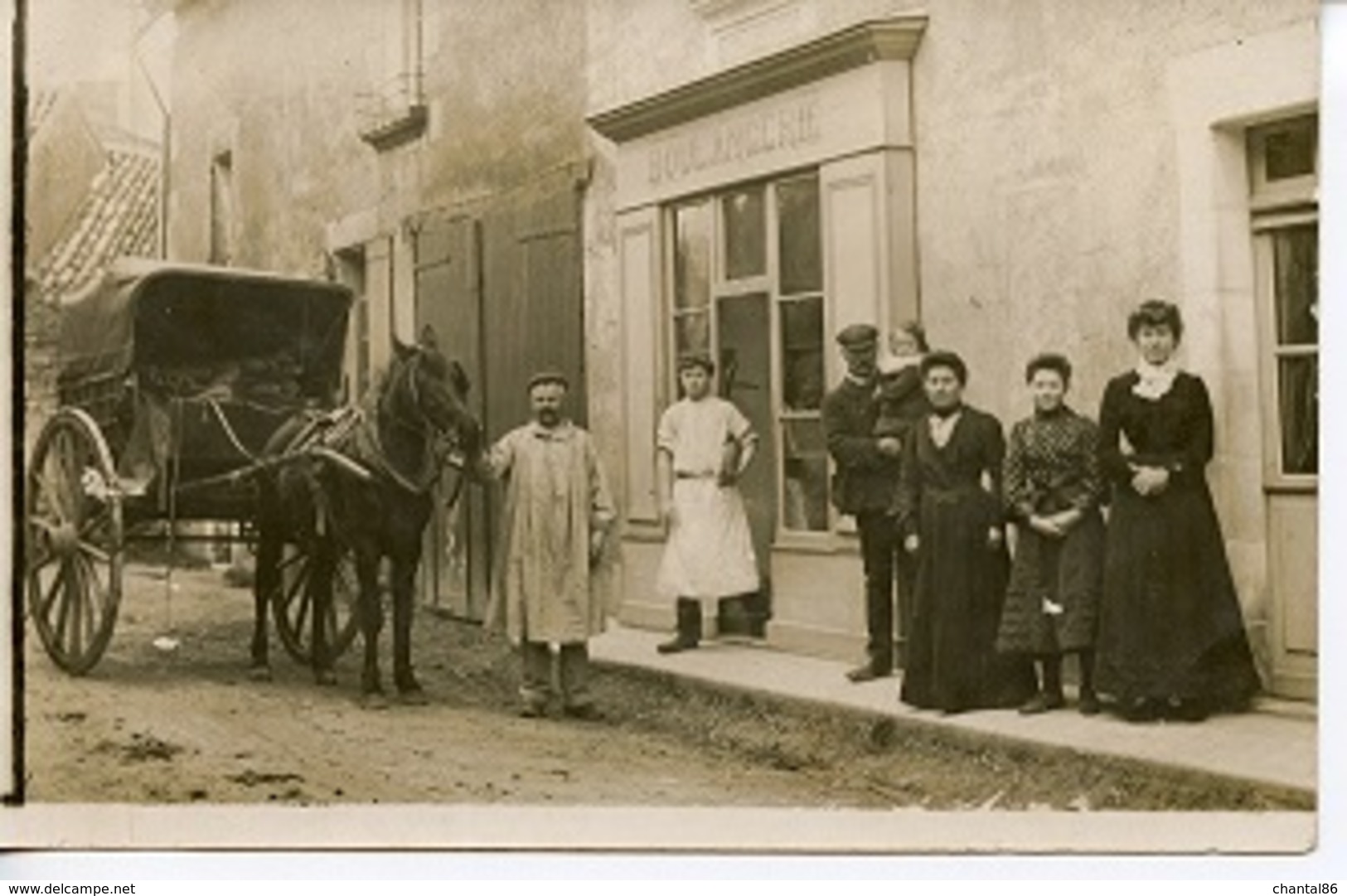 Chasseneuil Du Poitou 86 Boulangerie Giraud 1906 305CP02 - Autres & Non Classés