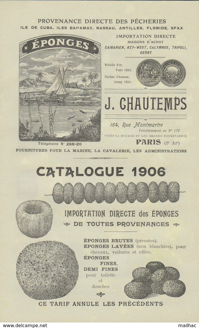 Catalogue 1906 - Fournitures Pour La Marine La Cavalerie Les Administrations - Andere & Zonder Classificatie