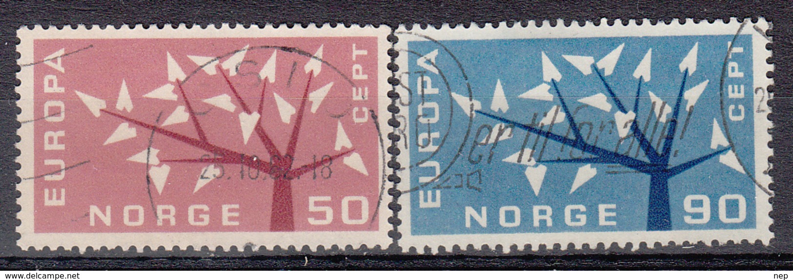 NOORWEGEN - Michel - 1962 - Nr 476/77 - Gest/Obl/Us - Oblitérés