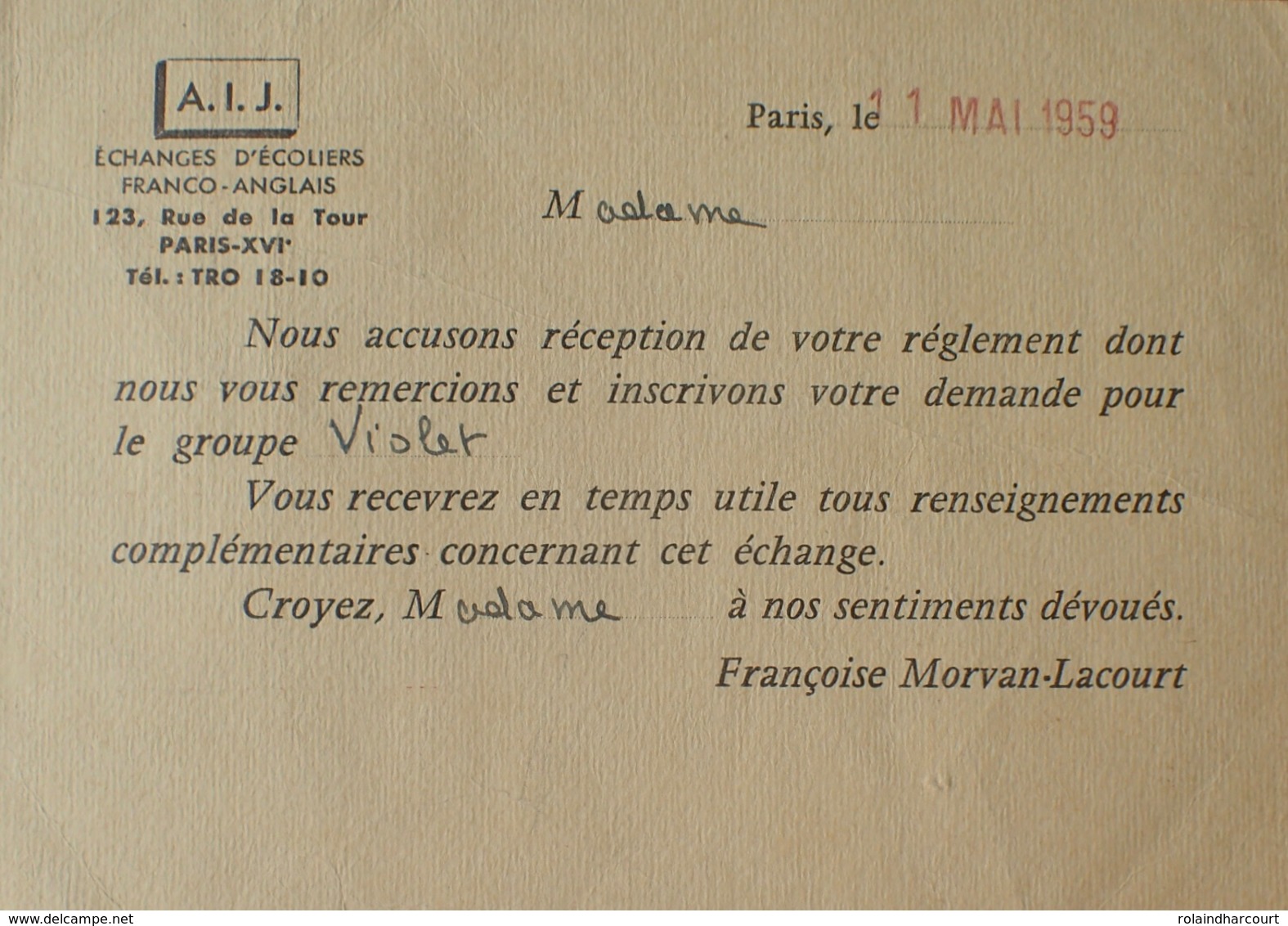 R1615/247 - ENTIER POSTAL - TYPE MARIANNE De MULLER - N°1011-CP1 - CàD " PARIS TRI Et DISTRIBUTION N°16 11 MAI 1959 " - Cartes Postales Repiquages (avant 1995)