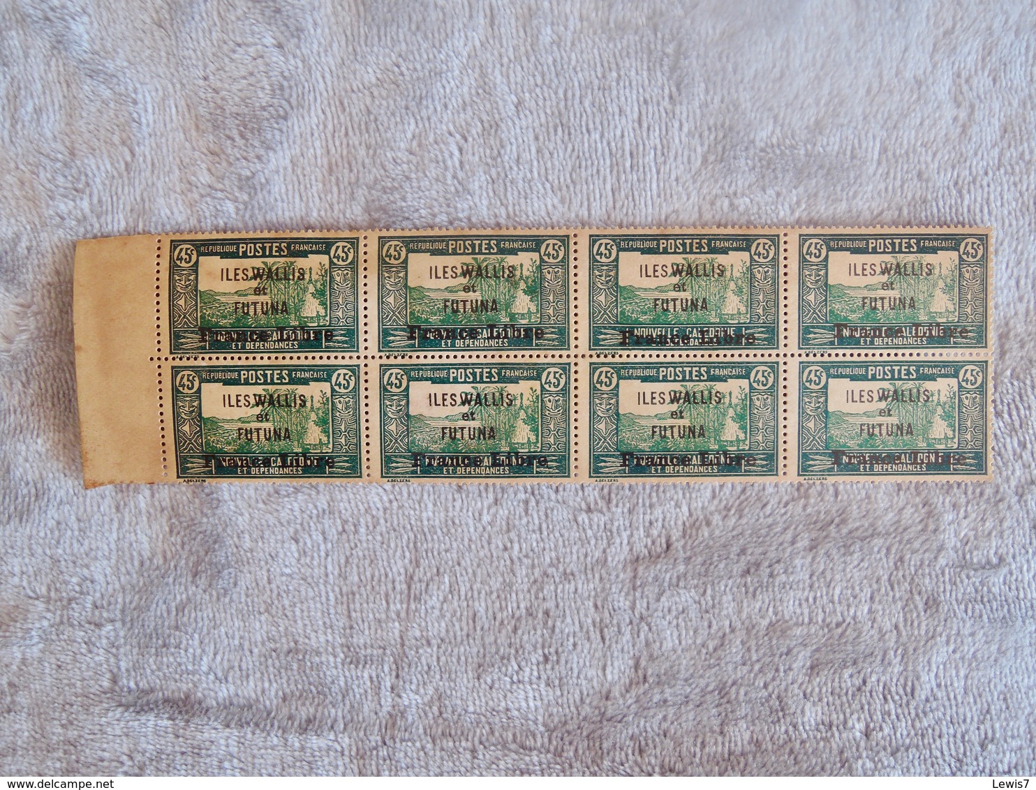 Lot De 8 Timbres NEUFS : Wallis Et Futuna = 45 Centimes - Ungebraucht