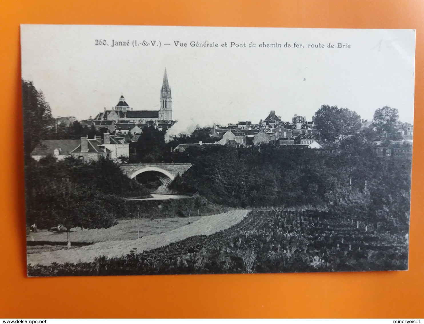 Janze - Vue Generale Et Pont Du Chermin De Fer , Route De Brie - Autres & Non Classés