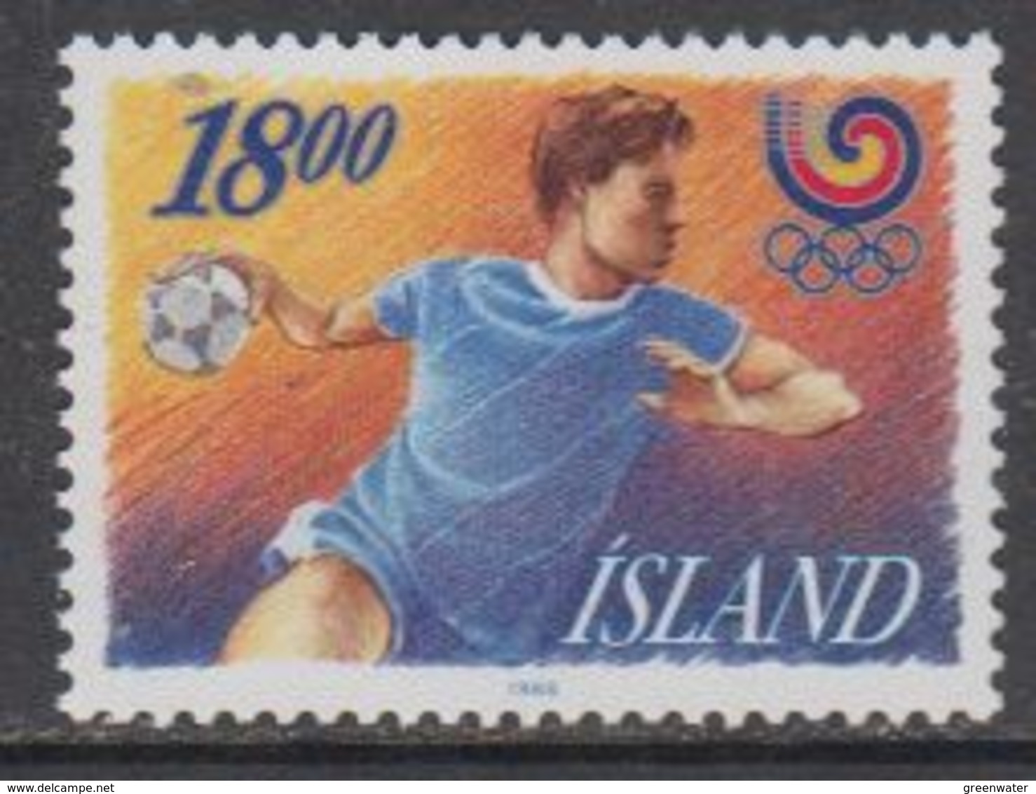 Iceland 1988 Olympic Games Seoul / Handball 1v ** Mnh (43823) - Ongebruikt