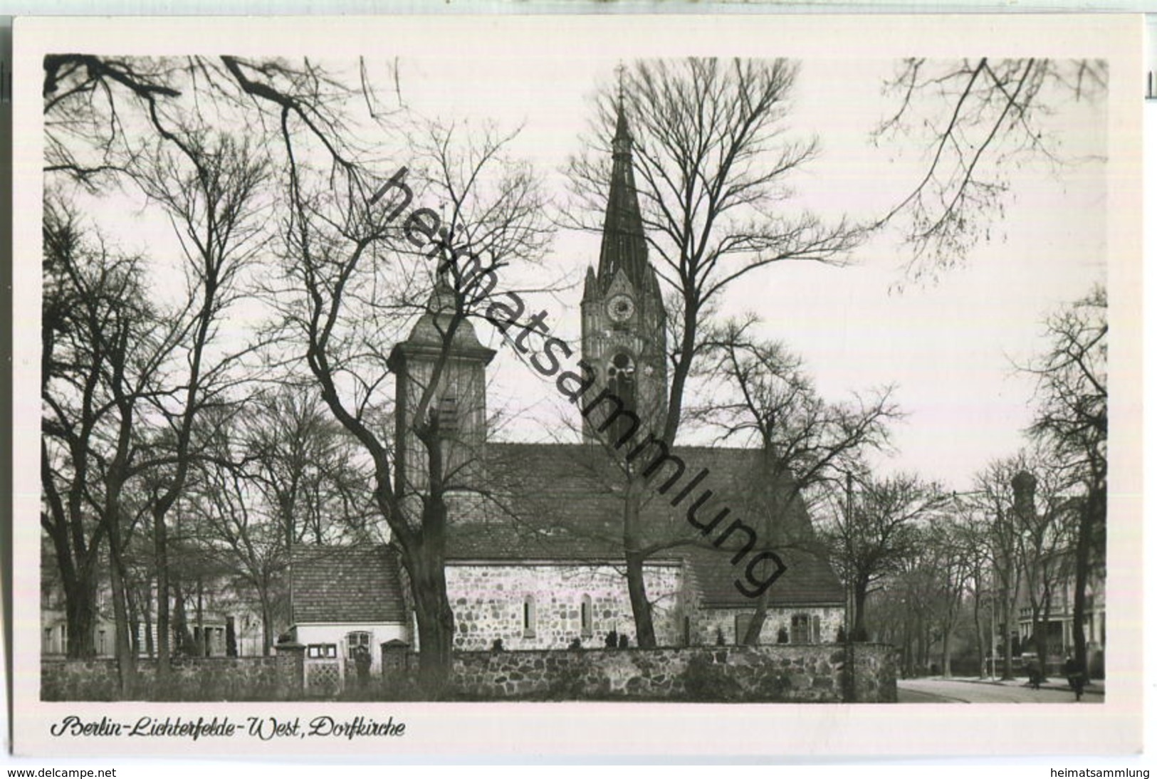 Berlin-Lichterfelde-West - Dorfkirche - Verlag Kunst Und Bild Berlin - Foto-Ansichtskarte 50er Jahre - Lichterfelde