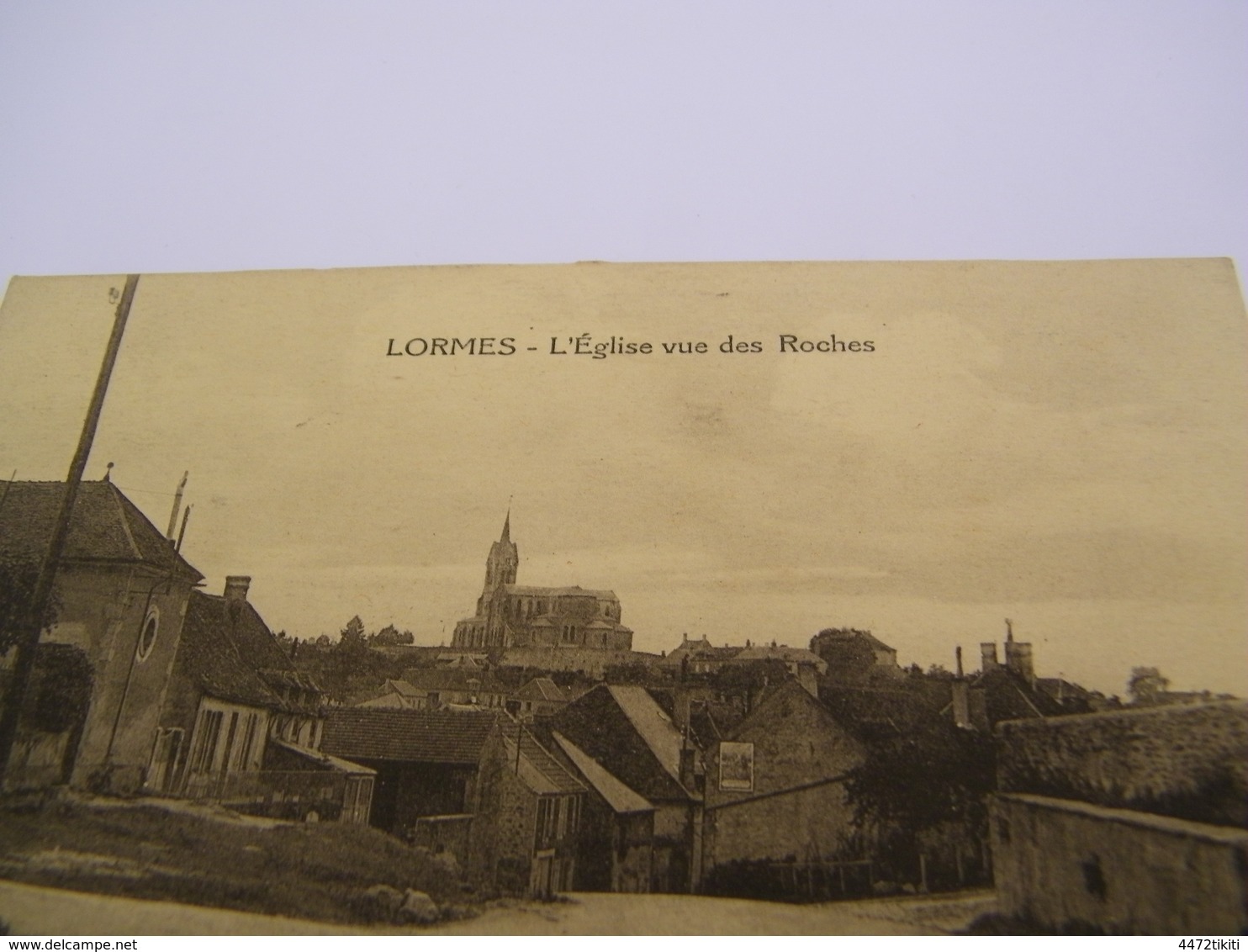 C.P.A.- Lormes (58) - L'Eglise Vue Des Roches - 1929 - SUP (CD 3) - Lormes