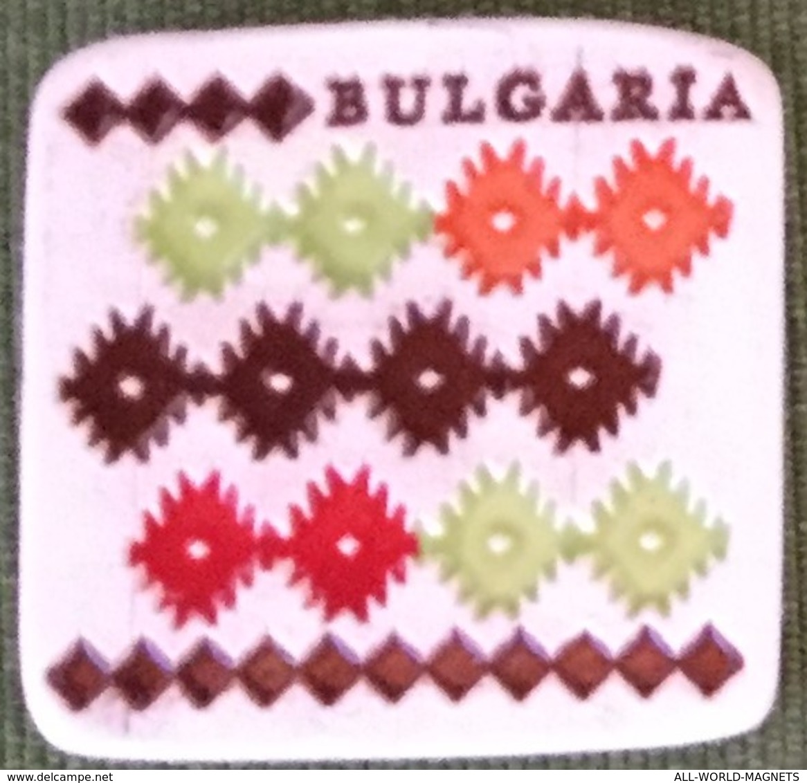 Traditional Bulgarian Fridge Magnet Souvenir, From Bulgaria - Tourism