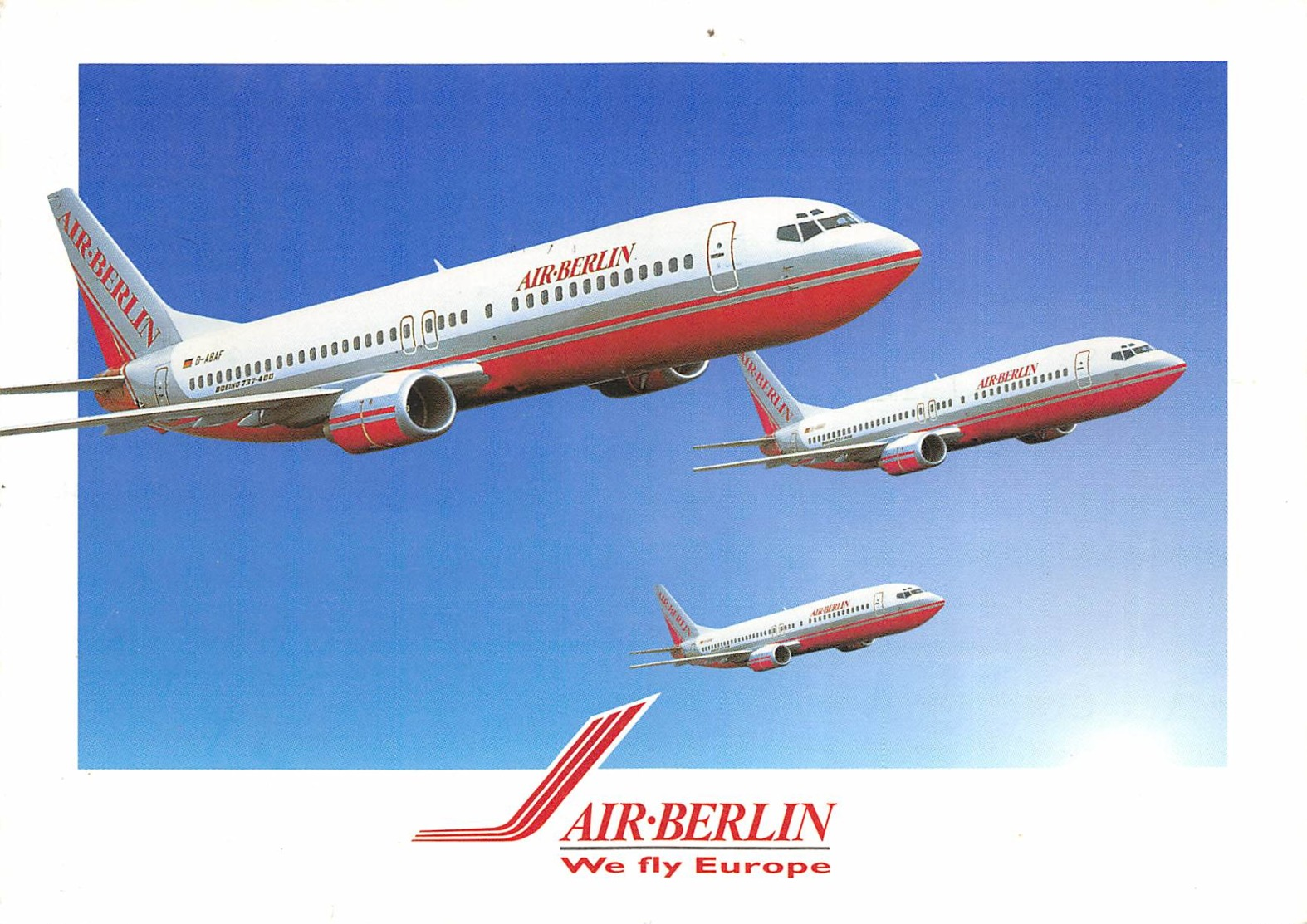 Air Berlin - Boeing 737/400 - 1946-....: Era Moderna