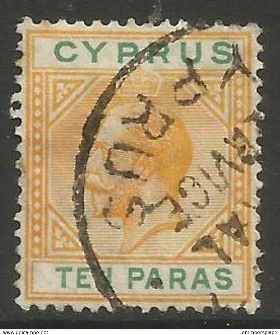 Cyprus - 1912 King George V 10pa  Fine Used  SG 74b - Used Stamps