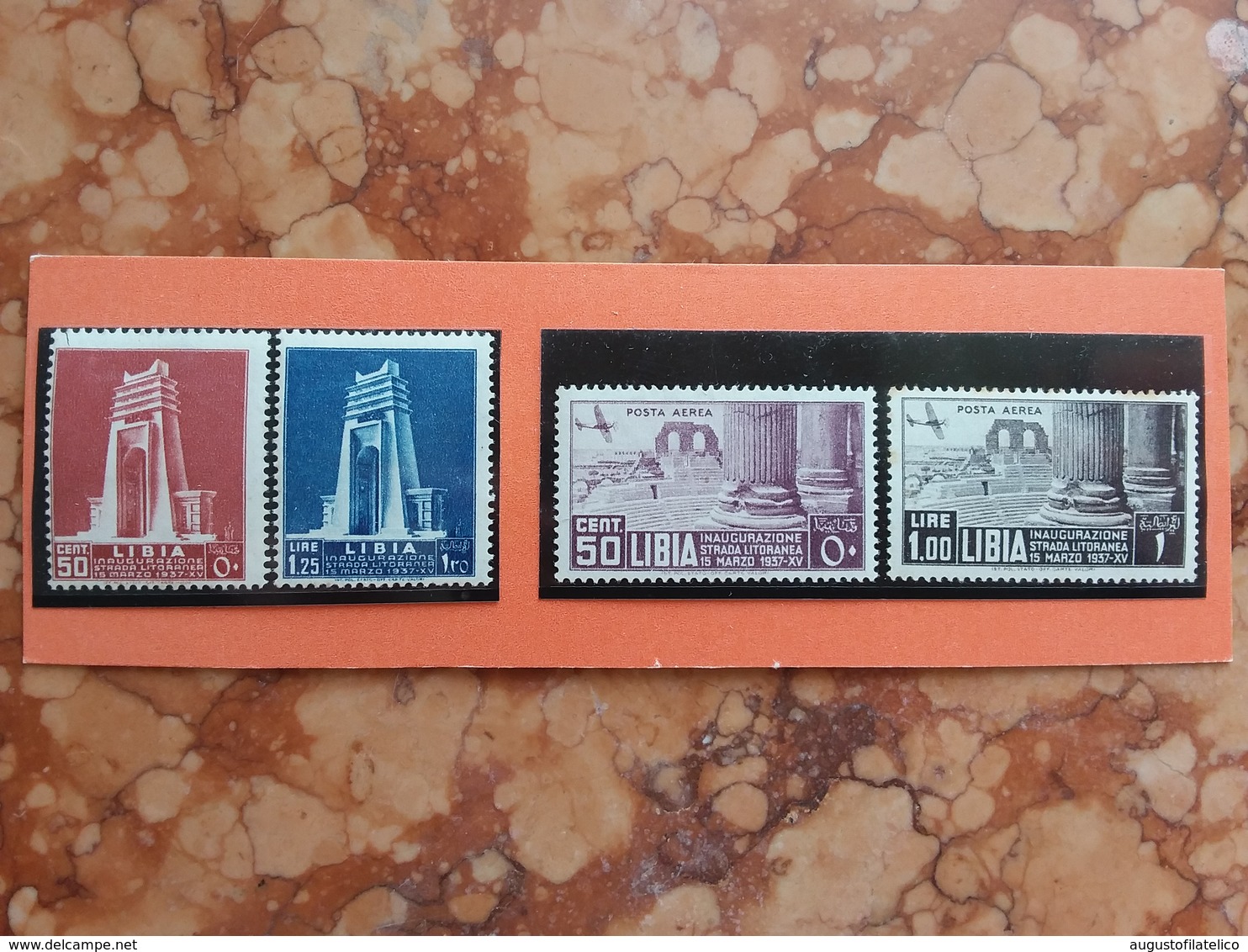 COLONIE ITALIANE - LIBIA - Nn. PO 140/41 - PA 30/31 Nuovi * (1 Valore Ruggine) + Spese Postali - Libia