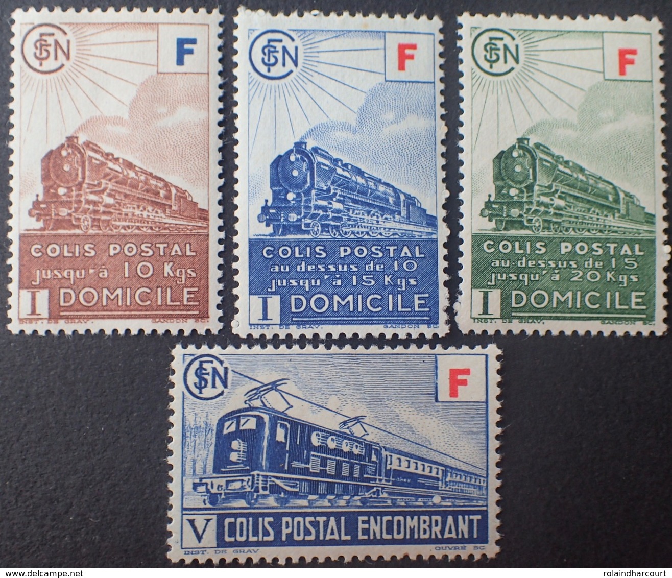 R1615/368 - 1943 - COLIS POSTAUX - N°200 à 203 NEUFS* - Neufs