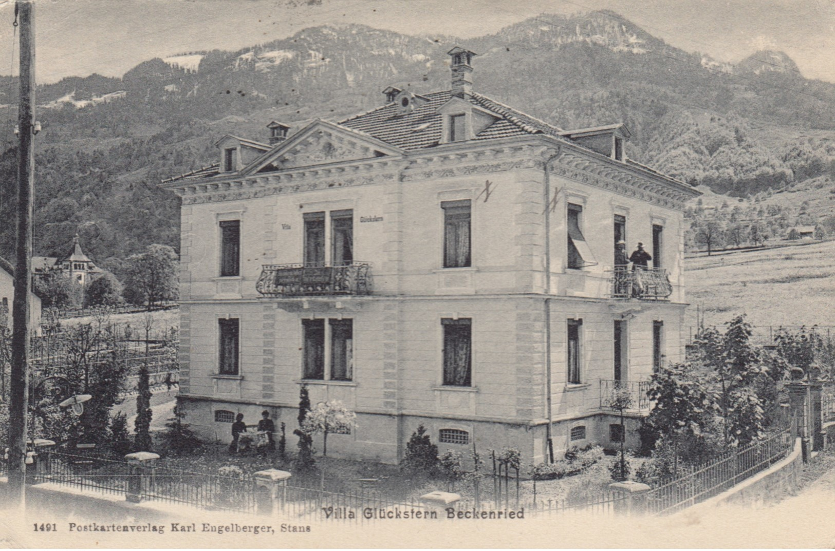 BECKENRIED , Switzerland , 1907 ; Villa Gluckstern - Beckenried