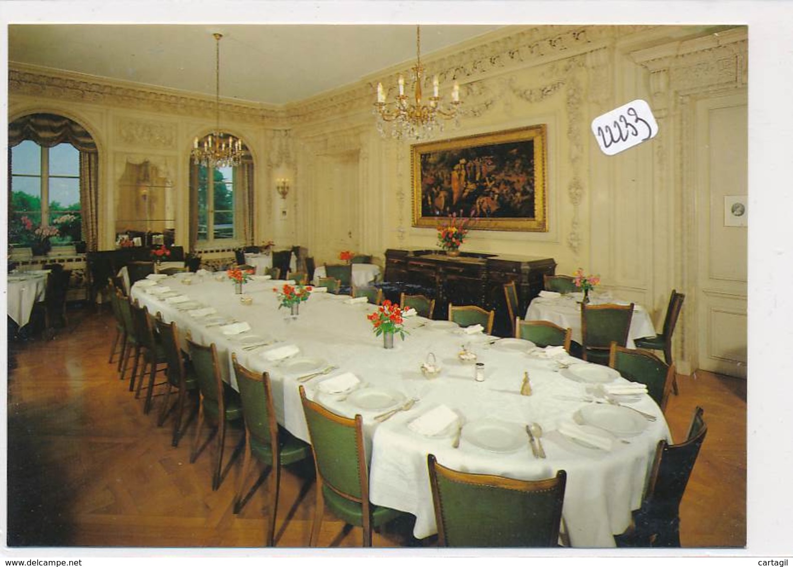 CPM GF-22233-Suisse-Salenstein -Speisesaal Des Schloss Eugensberg-Vente Sans Frais Pour L'acheteur - Salenstein