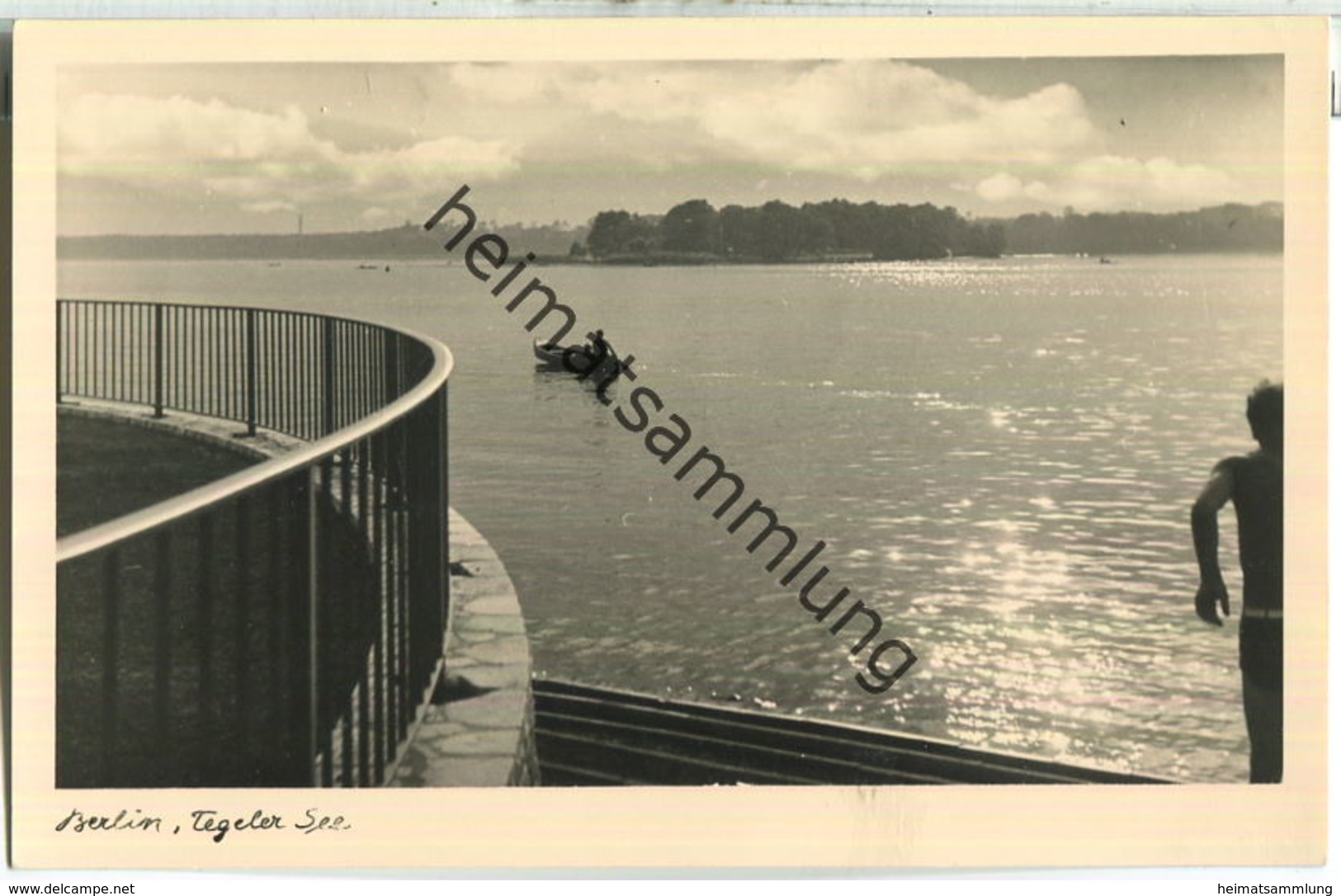 Berlin-Tegel - Tegeler See - Foto-Ansichtskarte 50er Jahre - Tegel