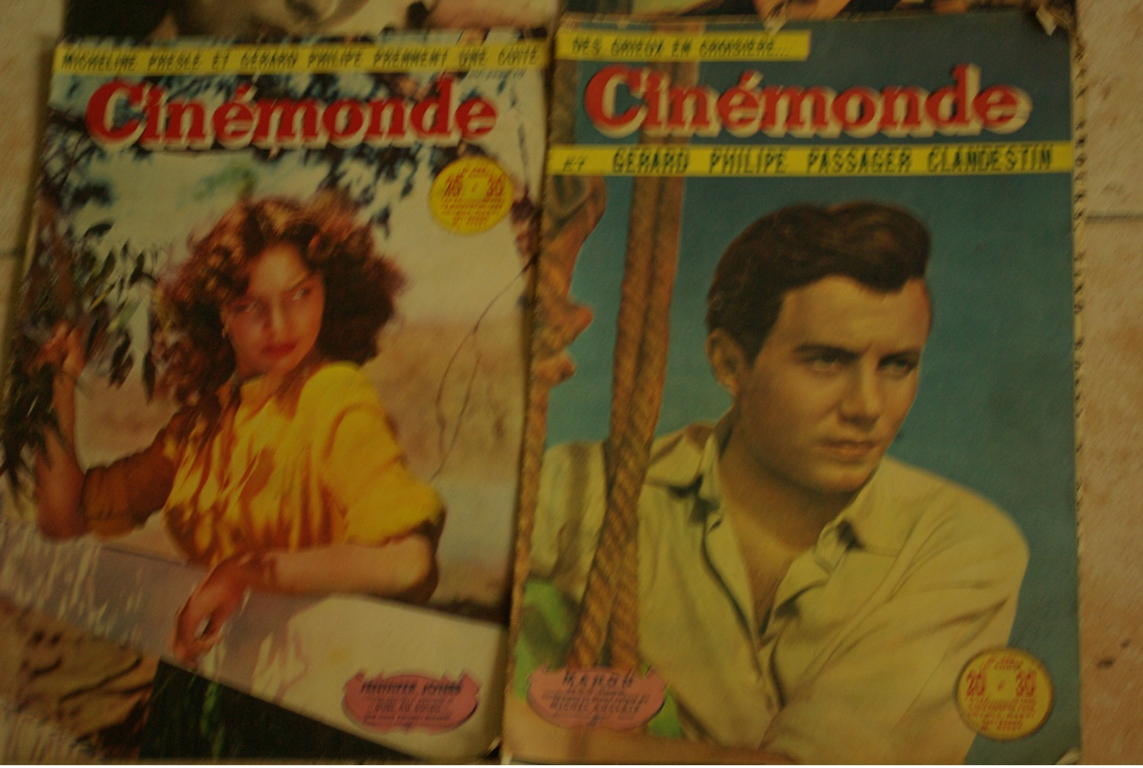 Magazine    Cinema  Cinemonde  1948 N 618 744 743 746 - Magazines
