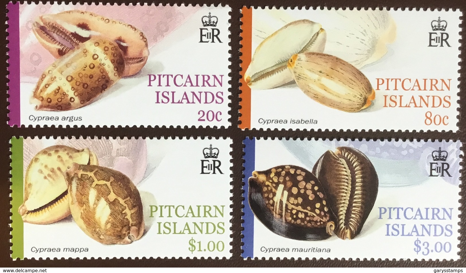 Pitcairn Islands 2001 Cowrie Shells MNH - Muscheln