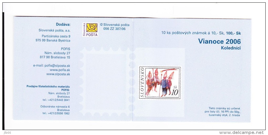 Carnet Noël 2006 De 10  Timbres C 474  / Booklet Christmas 2006  Mi 57 (546) - Neufs