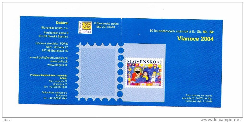 Carnet Noël 2004 De 10  Timbres C 435  / Booklet  Christmas 2004  Mi 50 (496) - Neufs