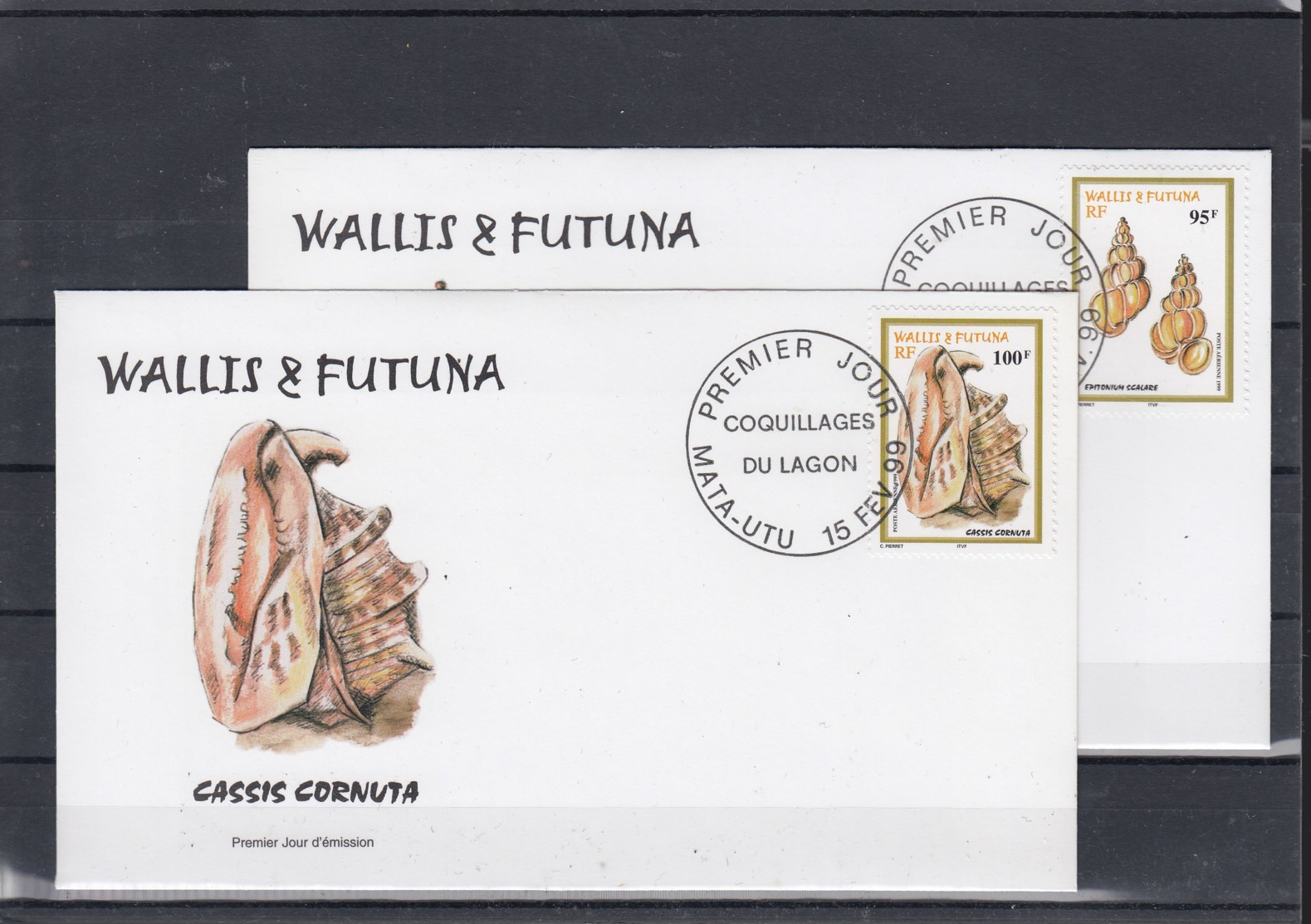 Wallis Und Futuna Michel Cat.No. FDC 752/755 Shell - FDC