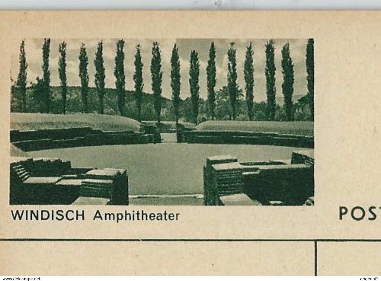 Carte Illustré Neuve N° 182 - 0391 D  -  WINDISCH Amphitheater   (Zumstein 2009) - Postwaardestukken