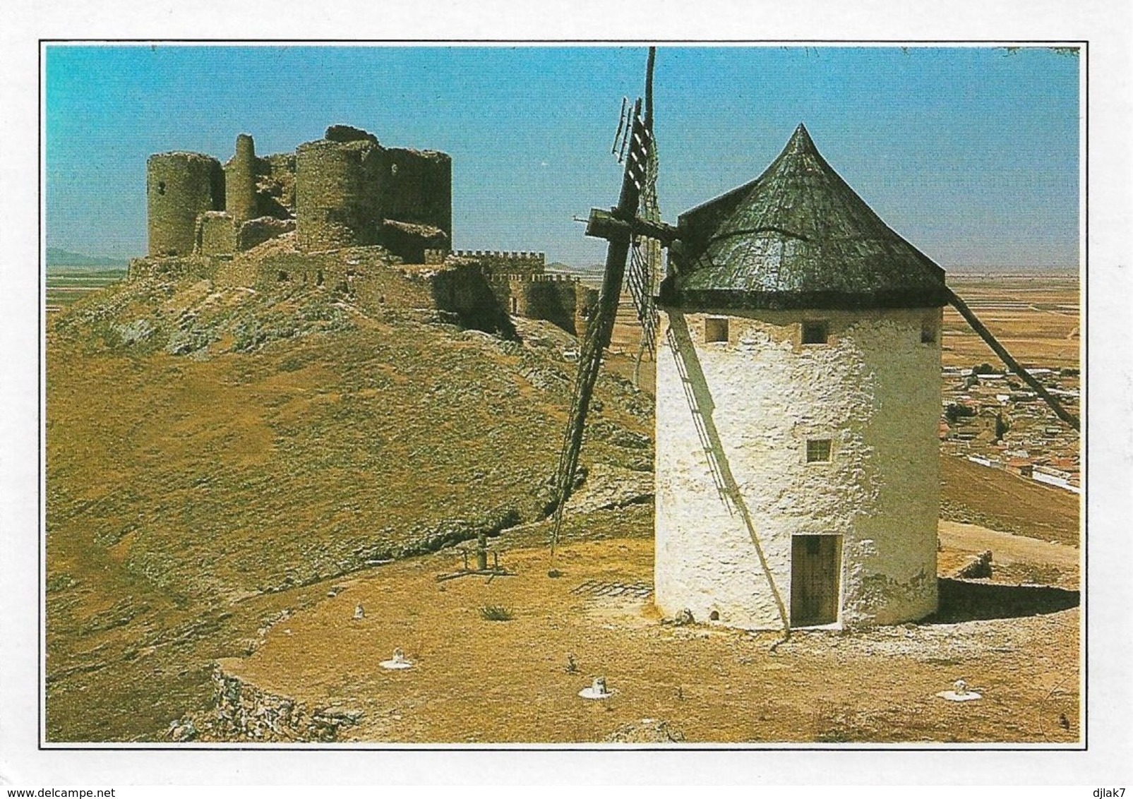 Espagne Mancha Moulin à Consuegra (2 Scans) - Toledo