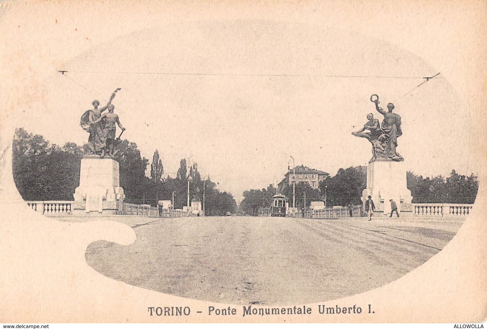 4899 " TORINO-PONTE MONUMENTALE UMBERTO I "-CART. POST.OR. NON SPED. - Ponts