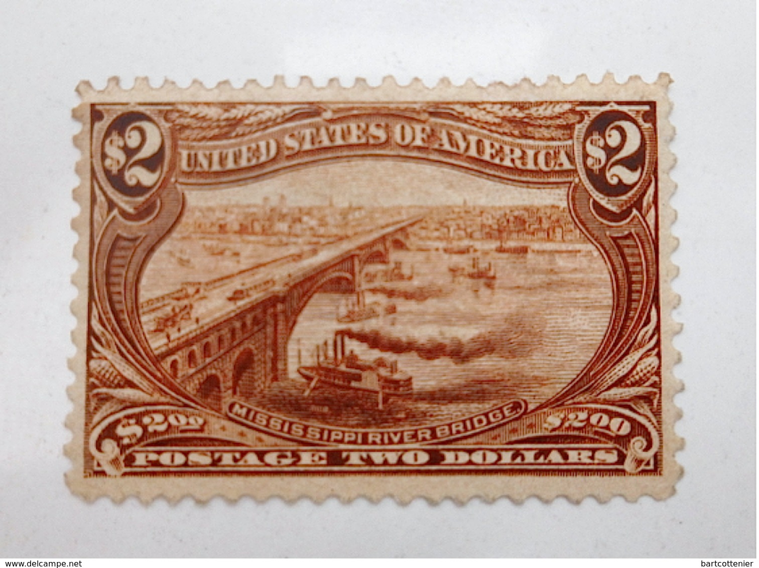 USA #293** Mississippi River Bridge (1898) MNH /YT 137** - Unused Stamps