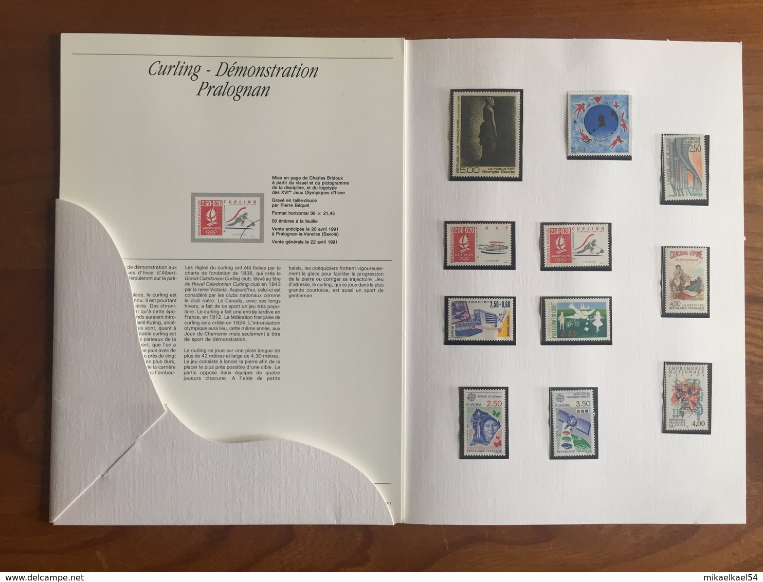 Collection Philatélique De La Poste De France - 1991 N°1 à 4 - Timbres Neufs MNH ** - 1990-1999