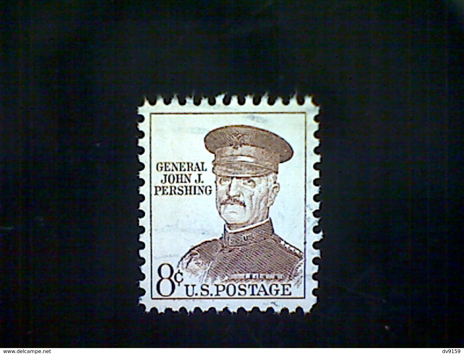 United States, Scott #1214, Used(o), 1961, General Pershing, 8¢, Brown - Gebraucht