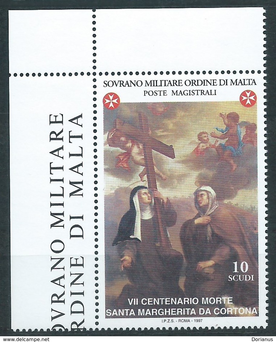 SMOM, 1997 - Santa Magherita Da Cortona, UN 521 Mnh - Malta (Orden Von)