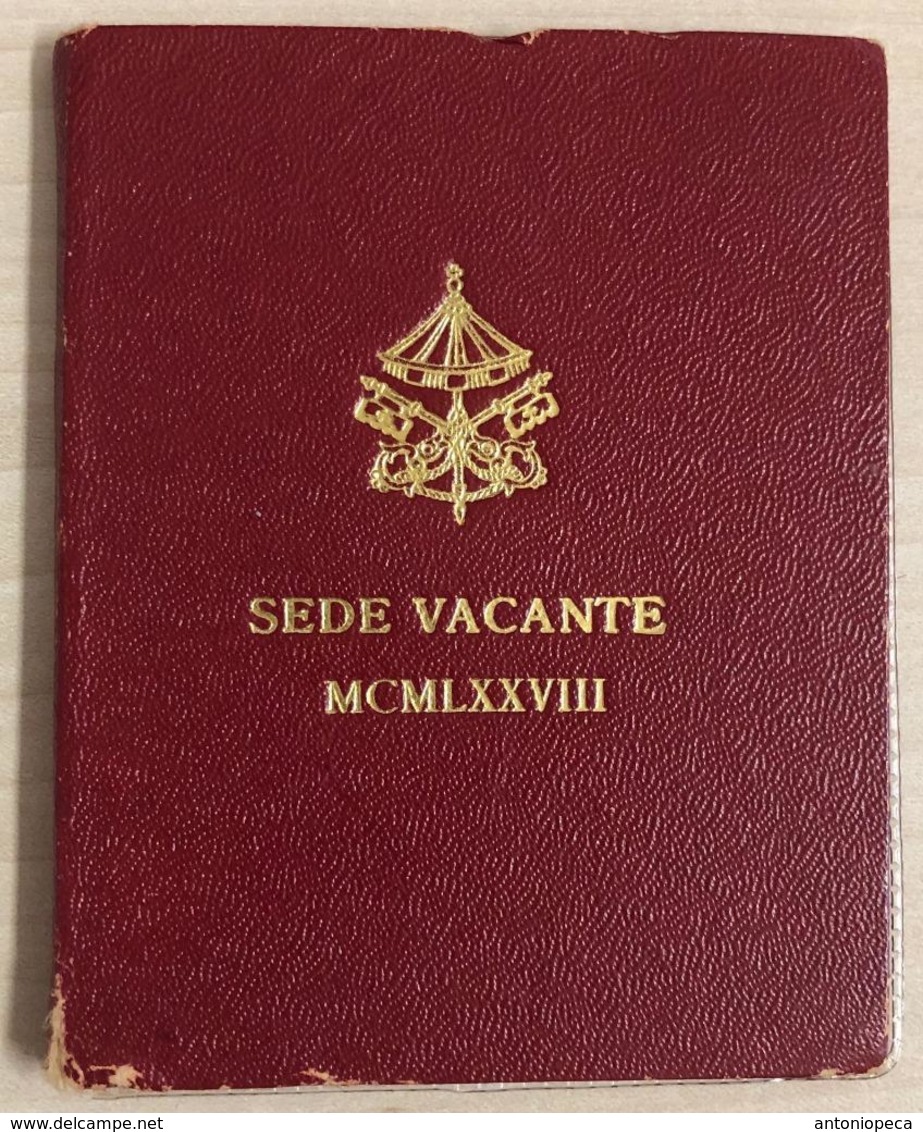 VATICANO 1978 Sede Vacante L. 500 FDC Nel Folder Originale - Vaticano