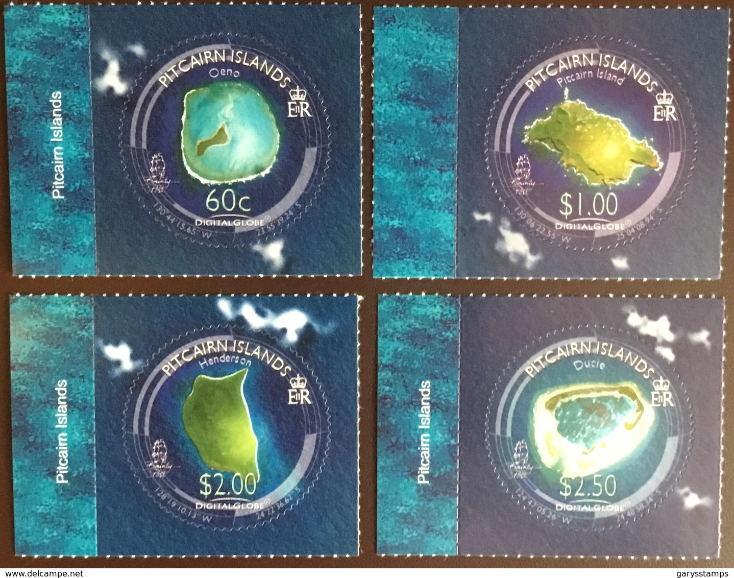 Pitcairn Islands 2008 Space Satellite Images MNH - Pitcairn Islands